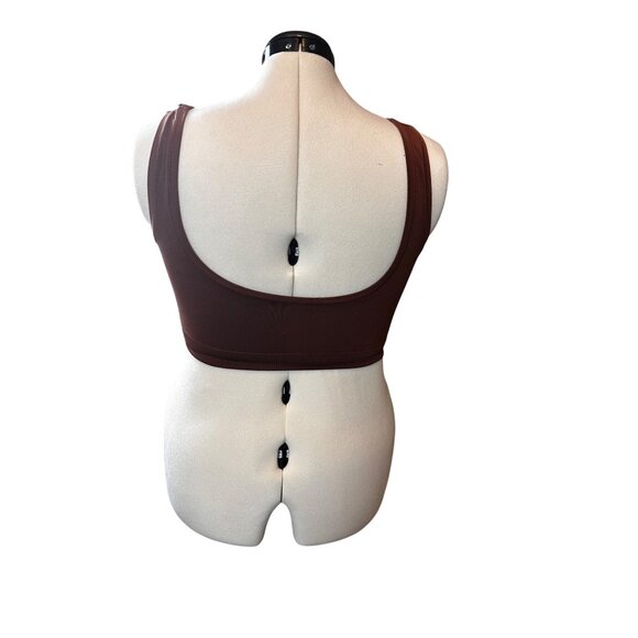 Nordstrom Size XL Lot of 2 Pullover Stretch Sport Bras  Tan and Brown - Picture 11 of 15